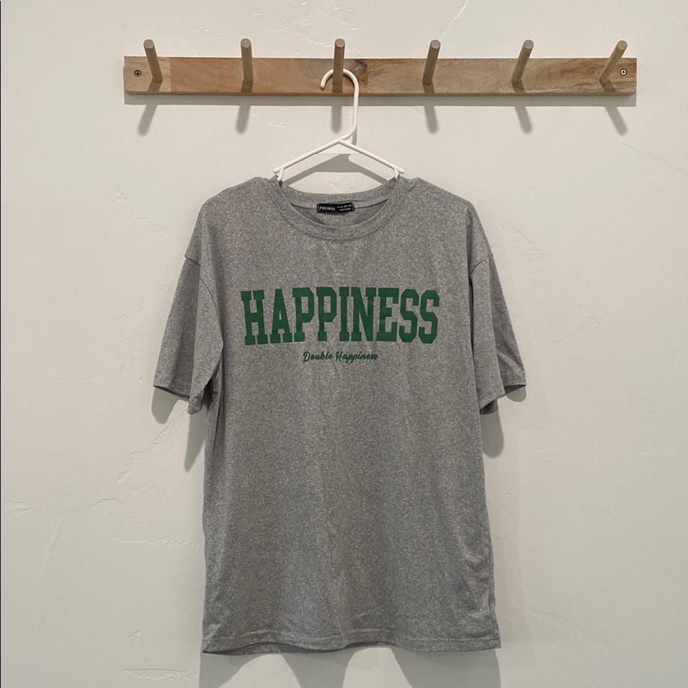 Gray Happiness T-Shirt
